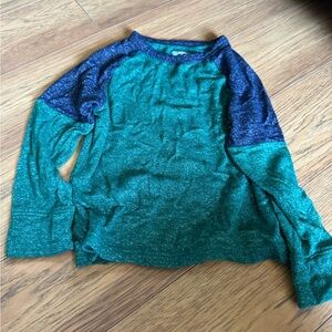 The Children's Place Green and Blue Long Sleeve Tee